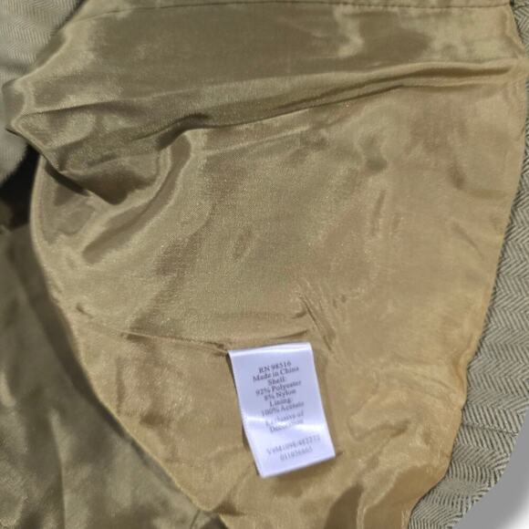 Coldwater Creek women's olive green lightweight button-down Jacket - Picture 6 of 7